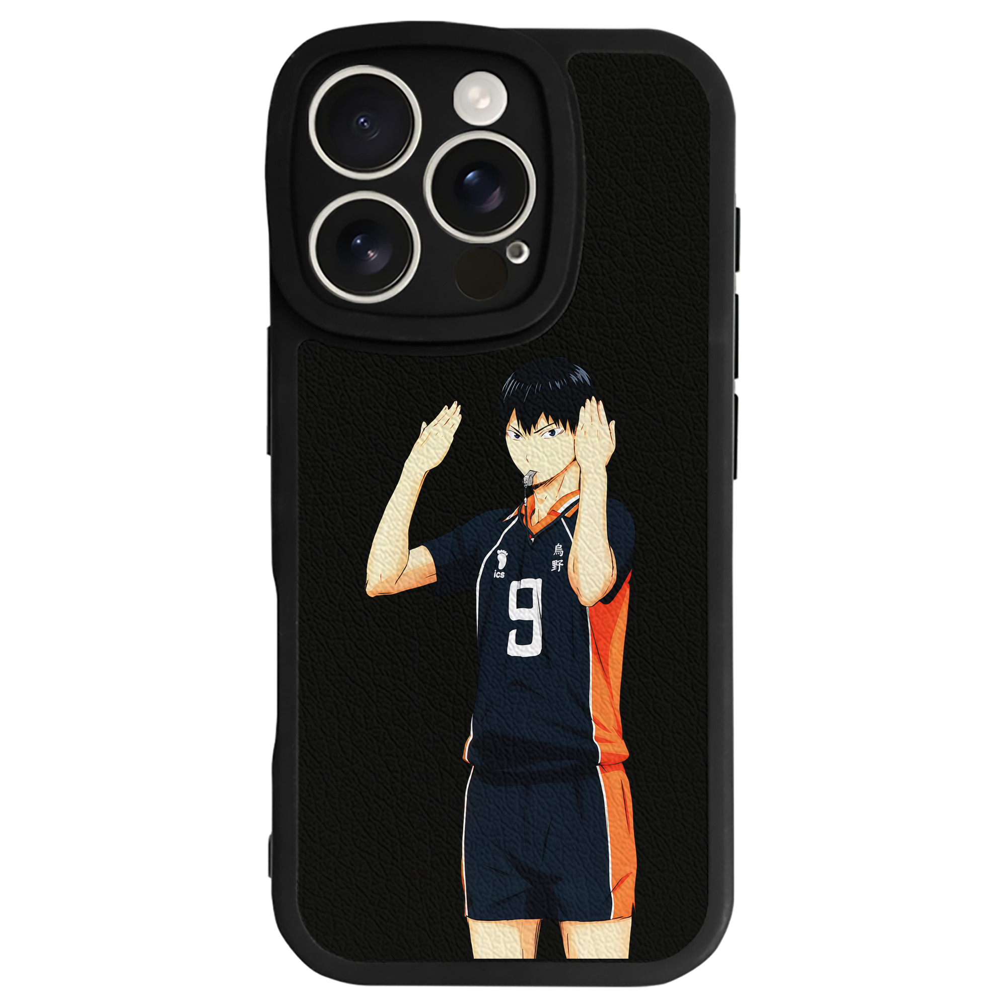 （画像用） ハイキュー!! Haikyu!! 【iPhone 16シリーズ対応】シリコンスマホケース（レザー調） 材質：シリコン